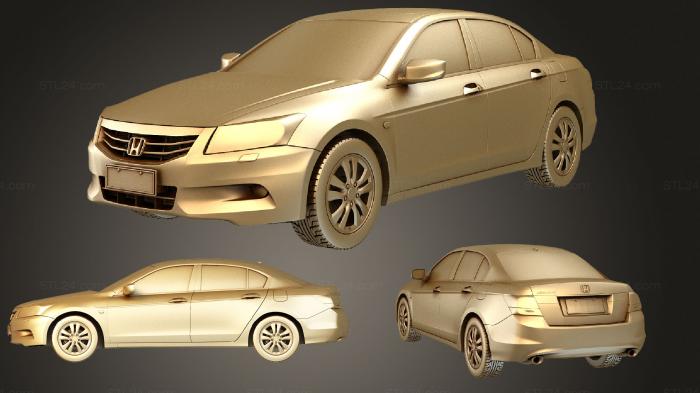Vehicles (hondaacoord2011, CARS_1880) 3D models for cnc